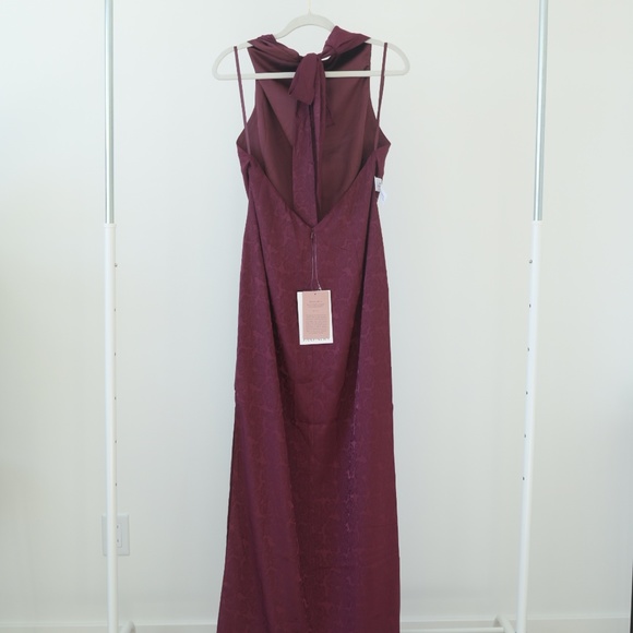 Fame and Partners Chrisley Jacquard Halter Dress - Picture 10 of 12